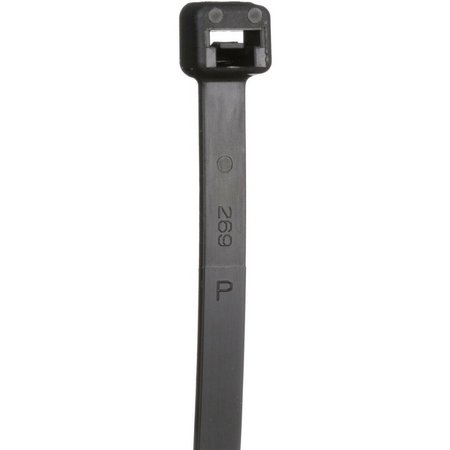 PANDUIT Cable Tie, 11.5"L, Nylon, Black, PK1000 PLT3S-M00